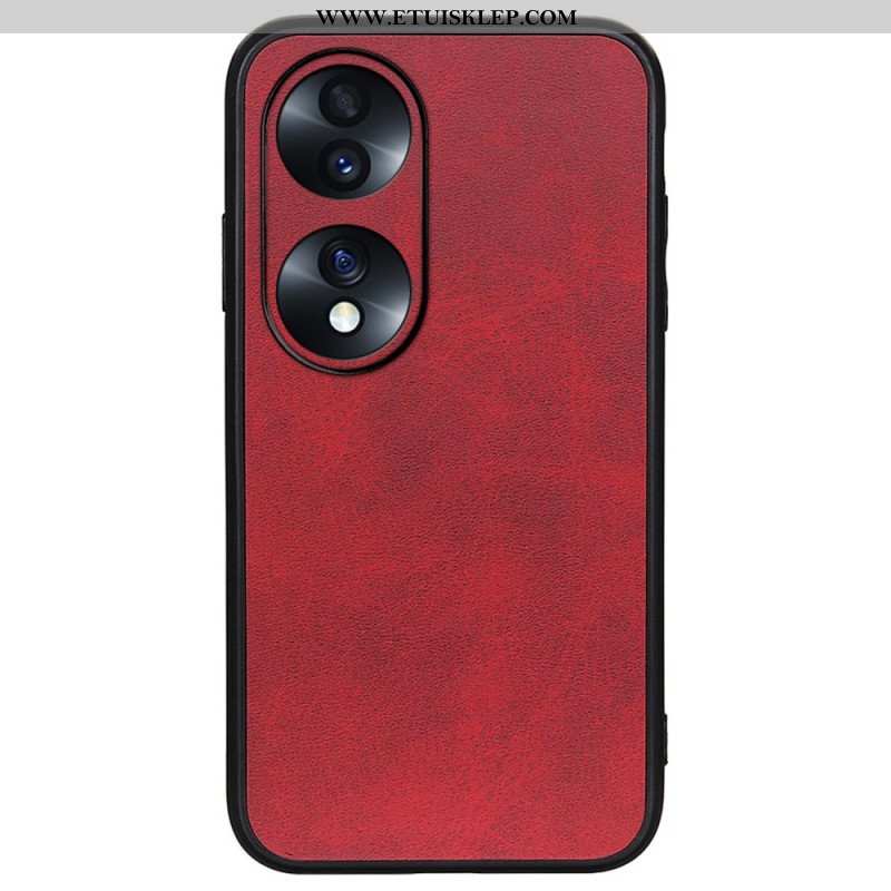 Etui do Honor 70 Teksturowana Sztuczna Skóra